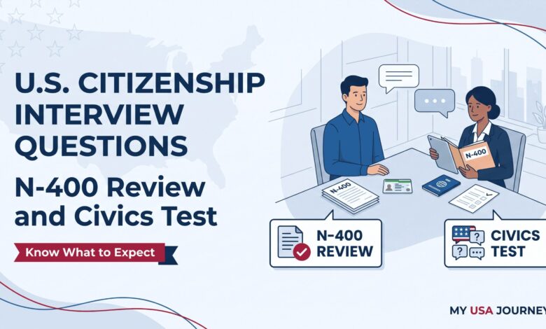 U.S. Citizenship Interview Questions: N-400 Review and Civics Test