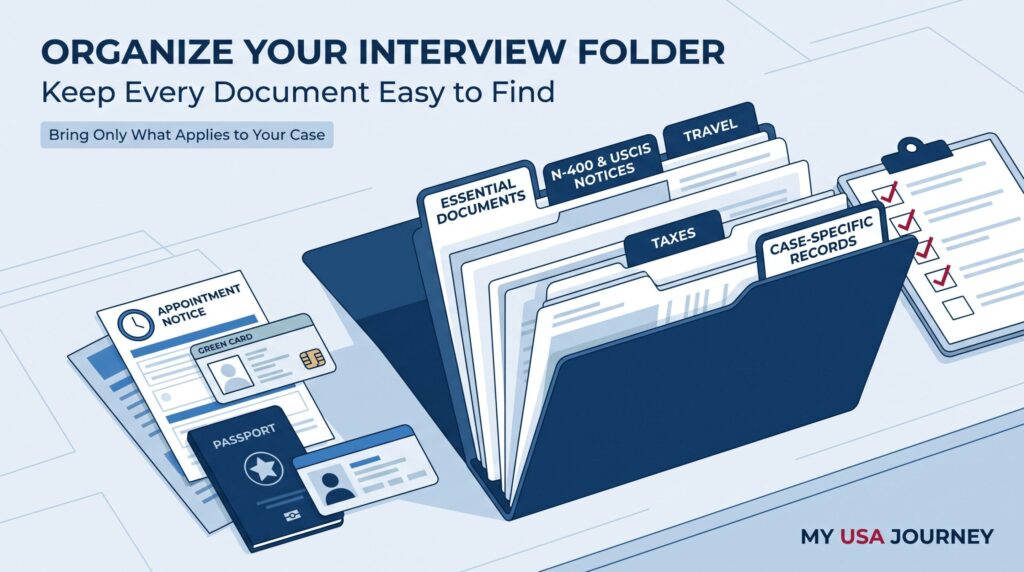 Organize your interview folder