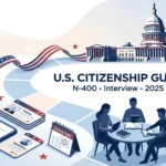 Illustrated study materials for the U.S. naturalization interview and civics test.