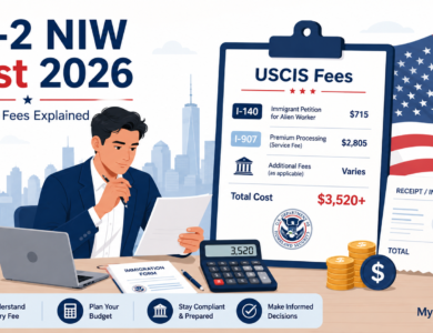 EB-2 NIW Cost 2026: USCIS Fees, Premium Processing & Total Budget