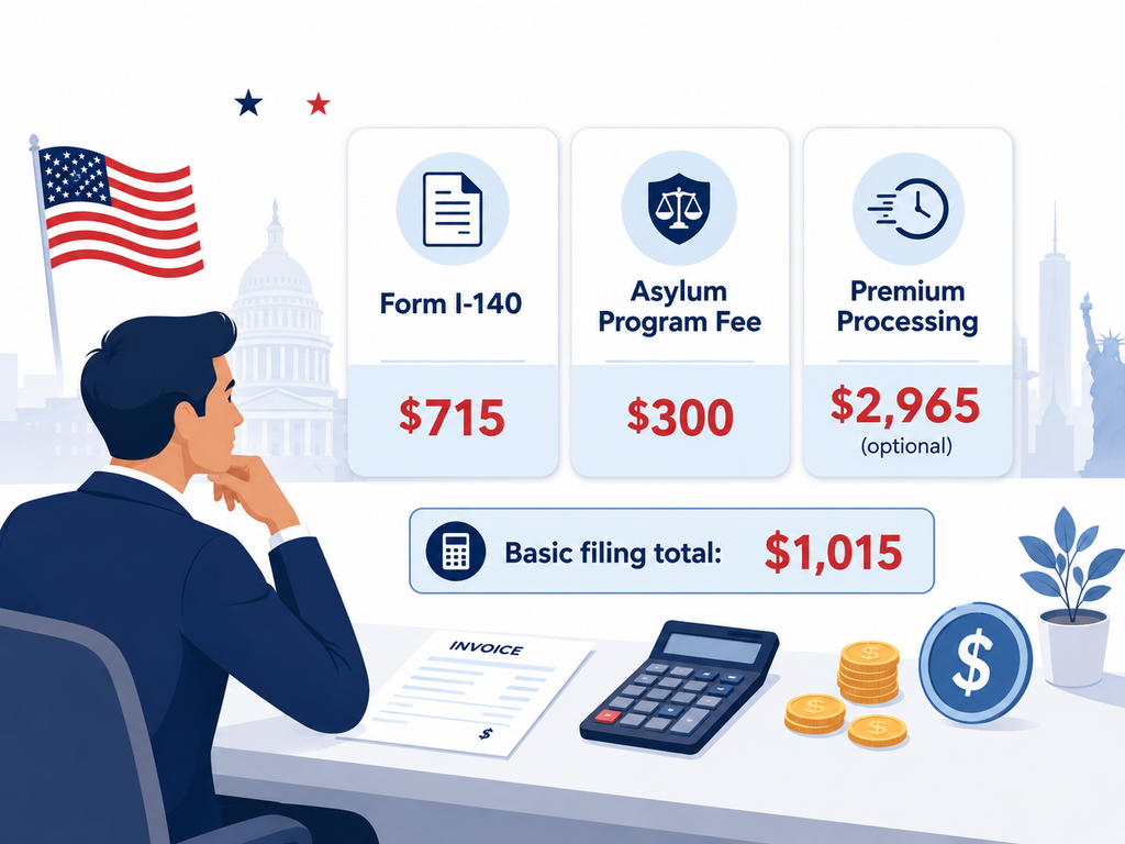 EB-2 NIW Cost 2026: USCIS Fees, Premium Processing & Total Budget