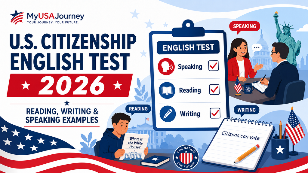 U.S. Citizenship English Test 2026: Reading, Writing & Speaking Practice