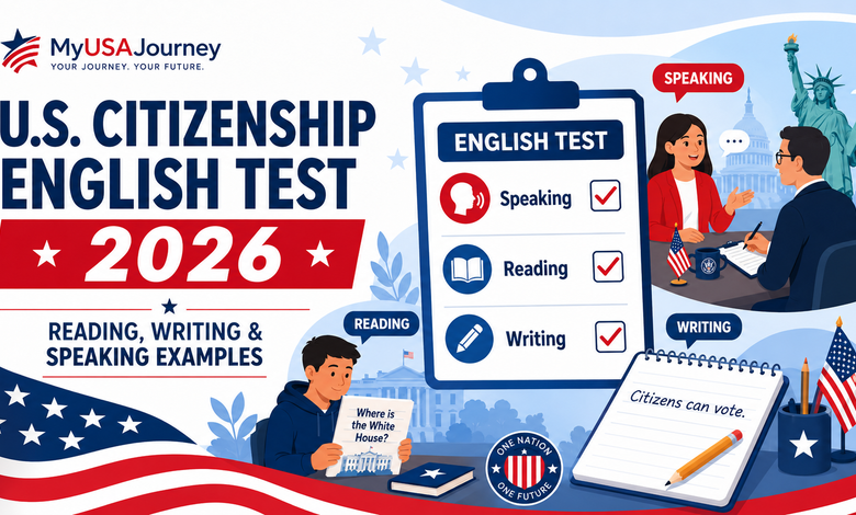 U.S. Citizenship English Test 2026: Reading, Writing & Speaking Practice
