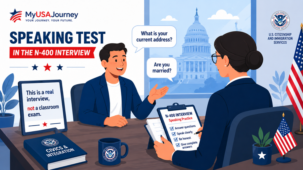 U.S. Citizenship English Test 2026: Reading, Writing & Speaking Practice