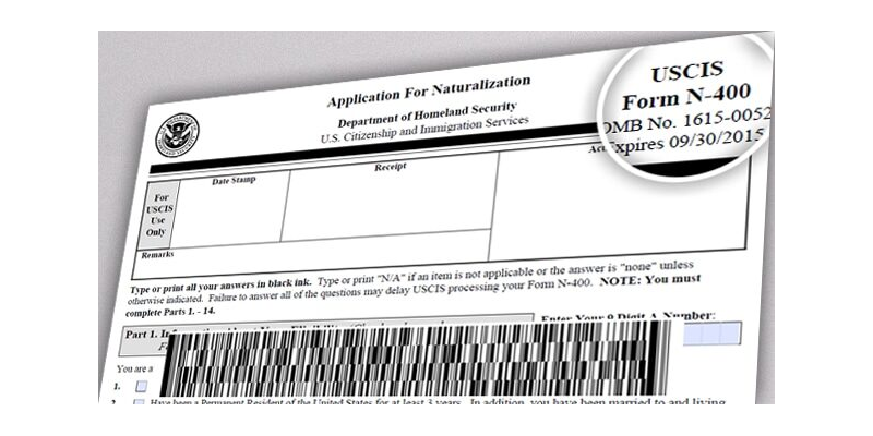USCIS N-400 Form: US Citizenship application form (Naturalization)